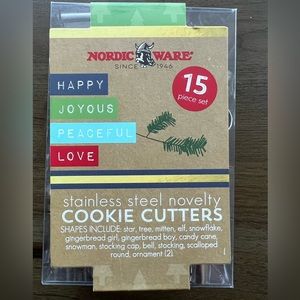 Nordic Ware Stainless Steel Novelty Christmas Cookie Cutter
